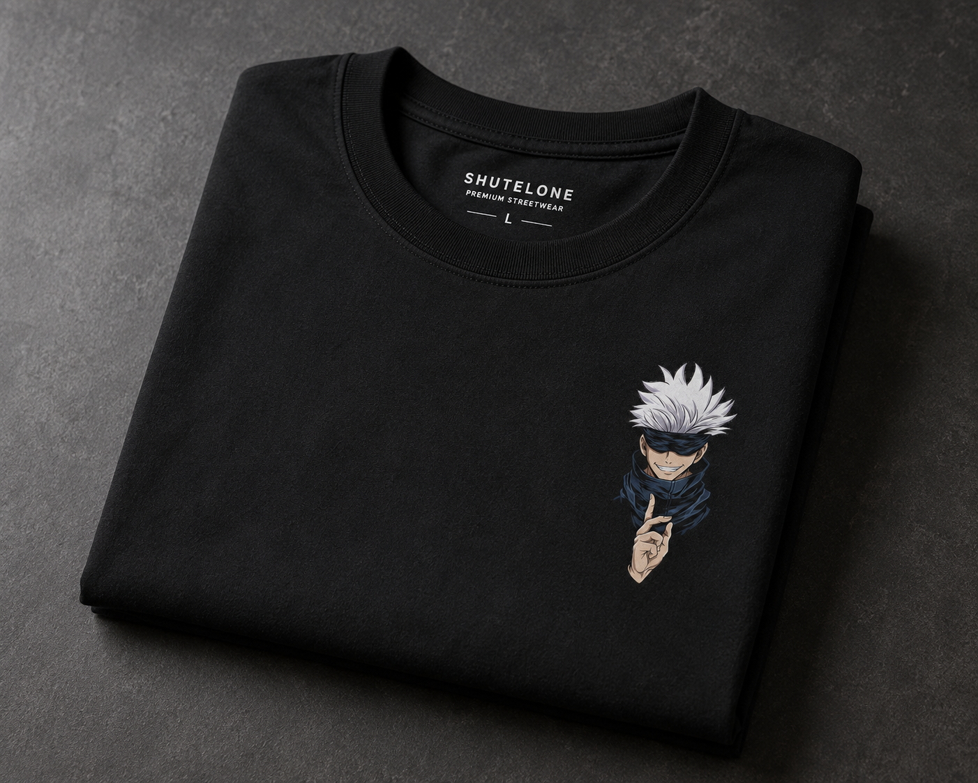Gojo Oversized Anime Streetwear T-Shirt | Premium Cotton Graphic Tee | ShutelOne
