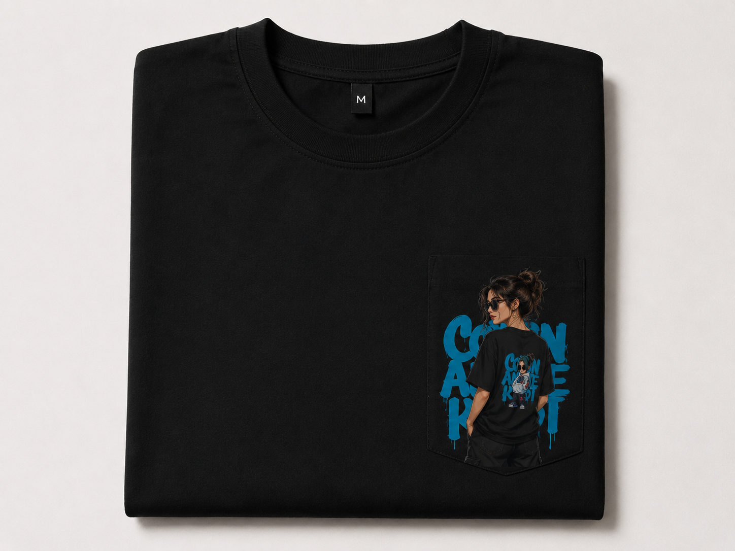 Cool Anime Kid Oversized Graphic T-Shirt – Premium Cotton Streetwear | Black Unisex Tee